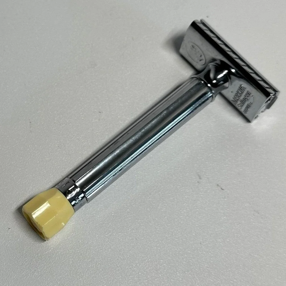 MERKUR Adjustable‎ Safety Razor Made in Solingen Germany Vtg 1970's RARE
